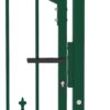 8719883886176_g_en_hd_3.jpg Fence Gate with Spikes Steel 100x100 cm Green