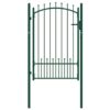 8719883886190_g_en_hd_1.jpg Fence Gate with Spikes Steel 100x150 cm Green