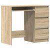 8719883914381_a_en_hd_1.jpg Desk Sonoma Oak 90x45x76 cm Engineered Wood