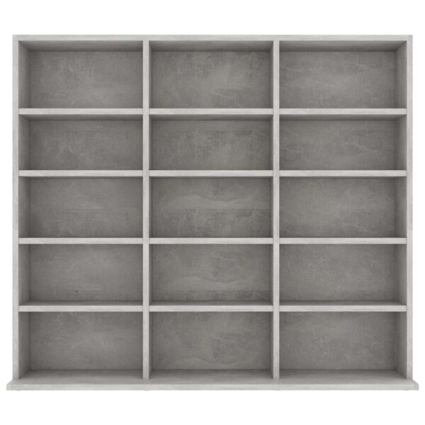 CD Cabinet Concrete Grey 100x23x89.5 cm Engineered Wood
