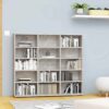 CD Cabinet Concrete Grey 100x23x89.5 cm Engineered Wood