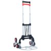 Foldable Stair Transport Trolley 70 kg Aluminium Sliver