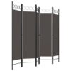5-Panel Room Divider Anthracite 200x180 cm