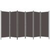 6-Panel Room Divider Anthracite 300x180 cm