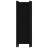 6-Panel Room Divider Black 300x180 cm