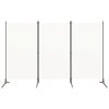 3-Panel Room Divider White 260x180 cm