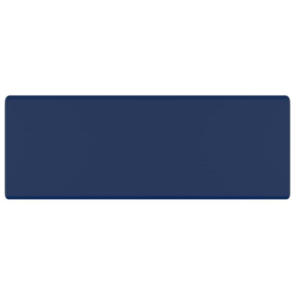 Luxury Basin Overflow Square Matt Dark Blue 41x41 cm Ceramic