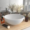 8720286036709_m_en_hd_1.jpg Luxury Bathroom Basin Round Matt White 32.5x14 cm Ceramic