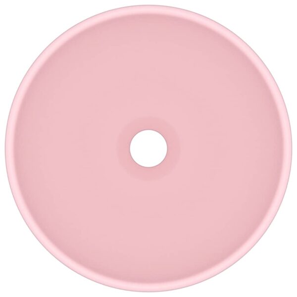 8720286036716_g_en_hd_1.jpg Luxury Bathroom Basin Round Matt Pink 32.5x14 cm Ceramic