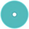 Luxury Bathroom Basin Round Matt Light Green 32.5x14 cm Ceramic