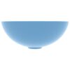 Bathroom Sink Ceramic Light Blue Round