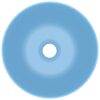 Bathroom Sink Ceramic Light Blue Round