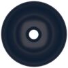 Bathroom Sink Ceramic Dark Blue Round