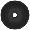 Bathroom Sink Ceramic Matt Black Round