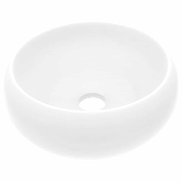 8720286037034_a_en_hd_1.jpg Luxury Wash Basin Round Matt White 40x15 cm Ceramic
