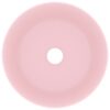 Luxury Wash Basin Round Matt Pink 40x15 cm Ceramic