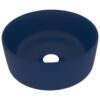 8720286037171_a_en_hd_1.jpg Luxury Wash Basin Round Matt Dark Blue 40x15 cm Ceramic