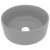 8720286037201_a_en_hd_1.jpg Luxury Wash Basin Round Matt Light Grey 40x15 cm Ceramic