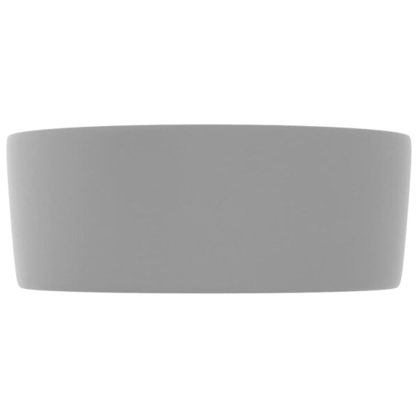 8720286037201_g_en_hd_2.jpg Luxury Wash Basin Round Matt Light Grey 40x15 cm Ceramic