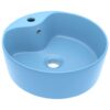 8720286037386_a_en_hd_1.jpg Luxury Wash Basin with Overflow Matt Light Blue 36x13 cm Ceramic