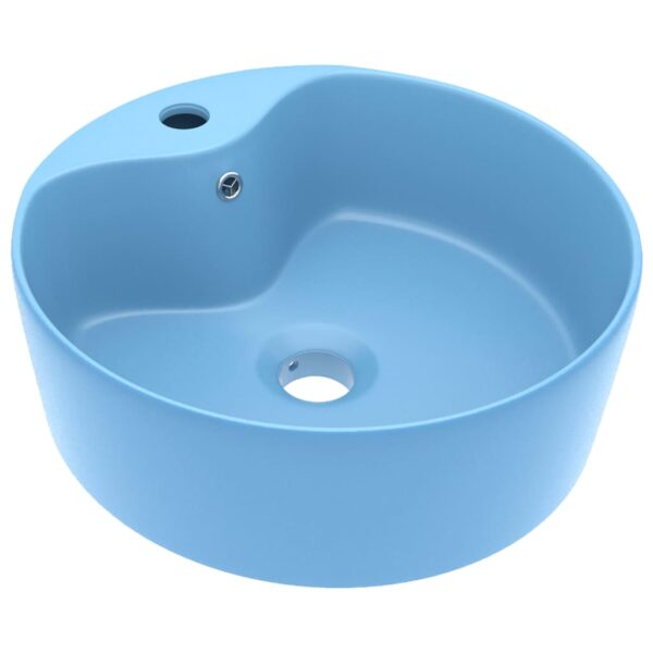 8720286037386_a_en_hd_1.jpg Luxury Wash Basin with Overflow Matt Light Blue 36x13 cm Ceramic