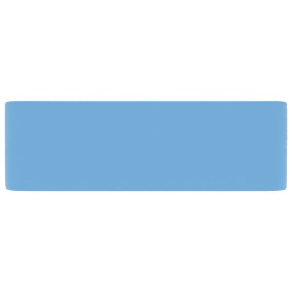 Luxury Wash Basin Matt Light Blue 41x30x12 cm Ceramic