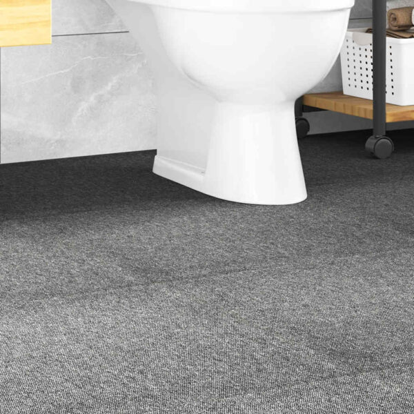 Carpet Floor Tiles 20 pcs 5 mÂ² 50x50 cm Grey