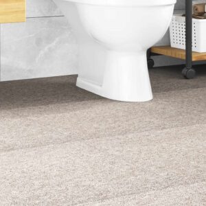Carpet Floor Tiles 20 pcs 5 mÂ² 50x50 cm Light Beige