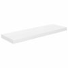 Floating Wall Shelf High Gloss White 80x23.5x3.8 cm MDF