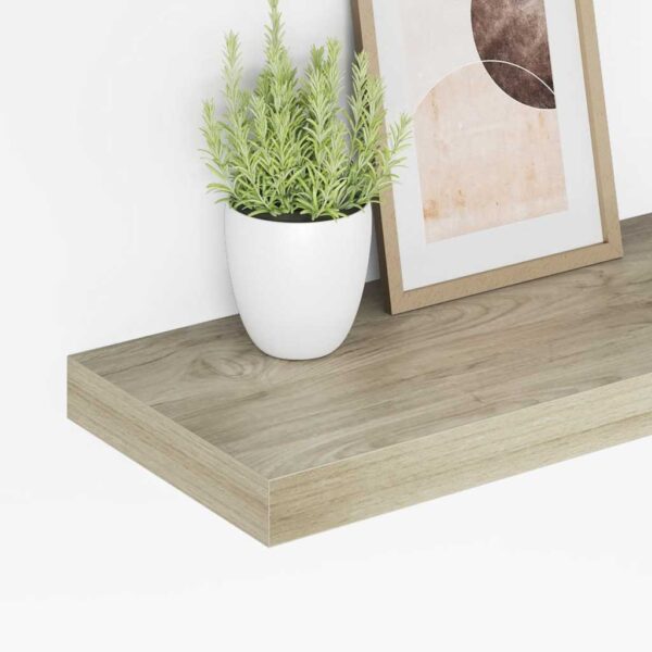Floating Wall Shelf Oak 50x23x3.8 cm MDF