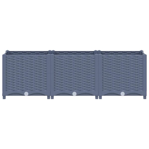 Raised Bed 120x40x38 cm Polypropylene