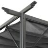 Pergola with Retractable Roof Anthracite 3x3 m Steel 180 g/mÂ²