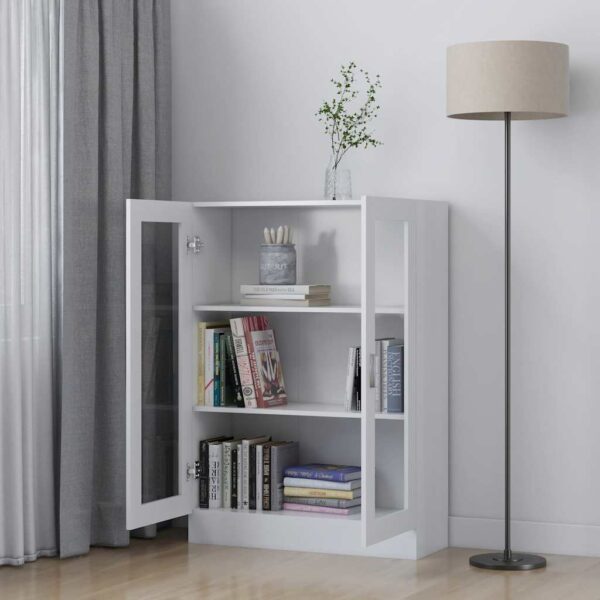 8720286134320_g_en_hd_1.jpg Vitrine Cabinet White 82.5x30.5x115 cm Engineered Wood