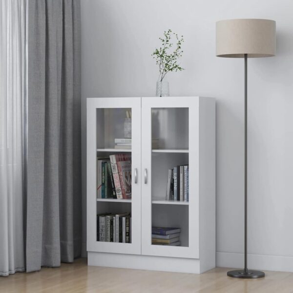 8720286134320_m_en_hd_1.jpg Vitrine Cabinet White 82.5x30.5x115 cm Engineered Wood