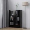 8720286134337_m_en_hd_1.jpg Vitrine Cabinet Black 82.5x30.5x115 cm Engineered Wood