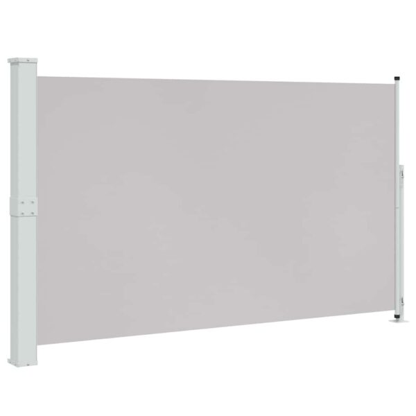 Patio Retractable Side Awning 180x300 cm Grey