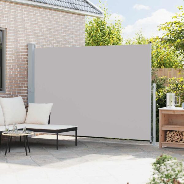 Patio Retractable Side Awning 200x300 cm Grey