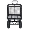 Garden Hand Trolley Black 350 kg