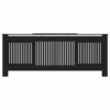 MDF Radiator Cover Black 205 cm