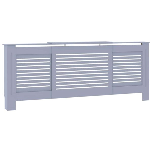 MDF Radiator Cover Grey 205 cm