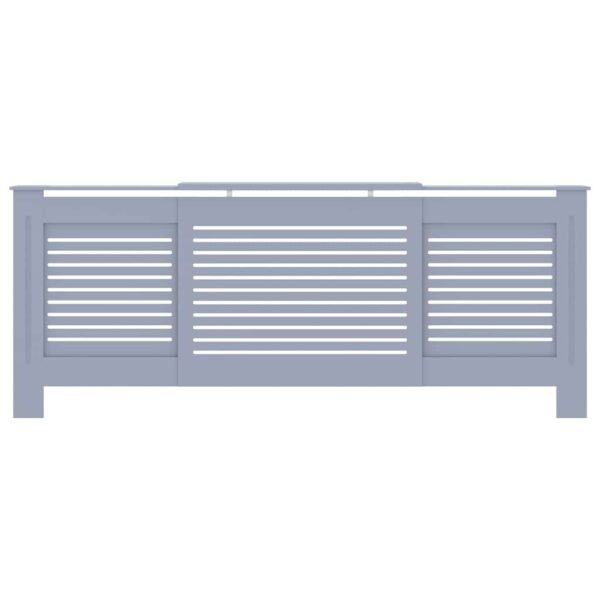 MDF Radiator Cover Grey 205 cm