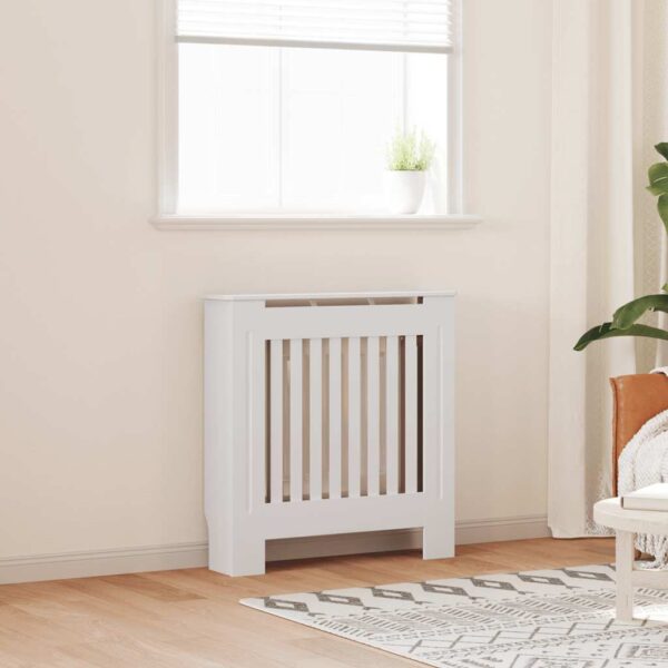 MDF Radiator Cover White 78 cm