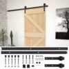 8720286173473_a_en_hd_1.jpg Sliding Door with Hardware Set 100x210 cm Solid Pine Wood