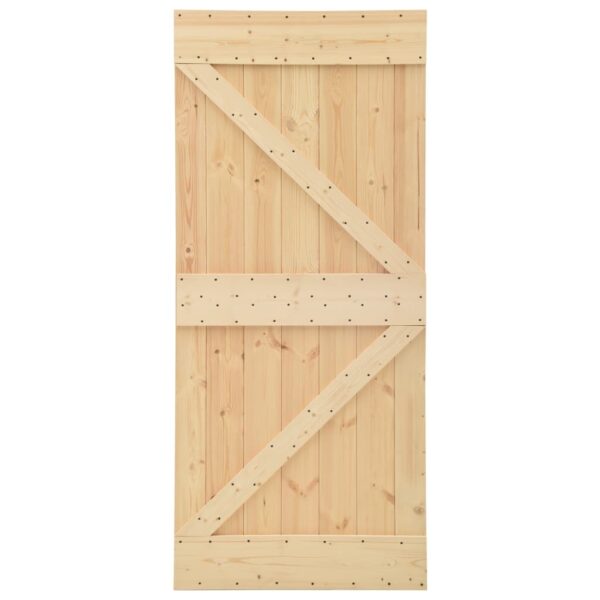 8720286173473_g_en_hd_1.jpg Sliding Door with Hardware Set 100x210 cm Solid Pine Wood