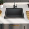 Handmade Kitchen Sink Black Stainless Steel