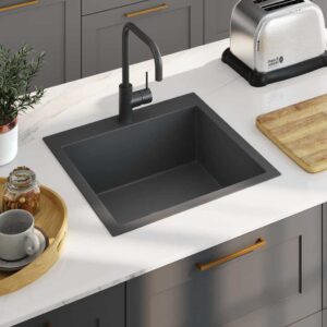 Handmade Kitchen Sink Black Stainless Steel
