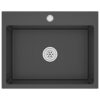 Handmade Kitchen Sink Black Stainless Steel