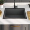 Handmade Kitchen Sink Black Stainless Steel