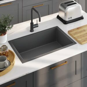 Handmade Kitchen Sink Black Stainless Steel