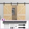 8720286182444_a_en_hd_1.jpg Sliding Door with Hardware Set 80x210 cm Solid Pine Wood